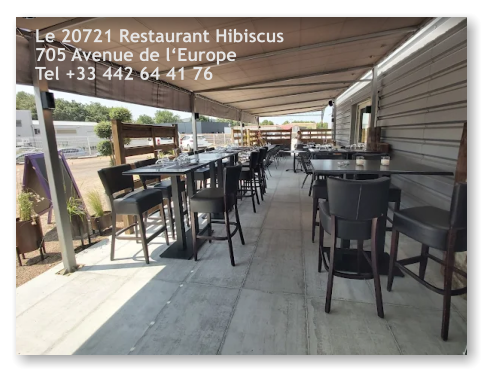 Le 20721 Restaurant Hibiscus 705 Avenue de l‘Europe Tel +33 442 64 41 76