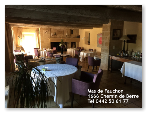 Mas de Fauchon 1666 Chemin de Berre Tel 0442 50 61 77